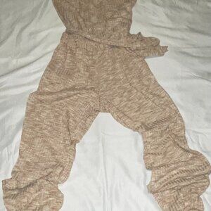 Ribbed Tube Top Sleeveless Jumpsuit